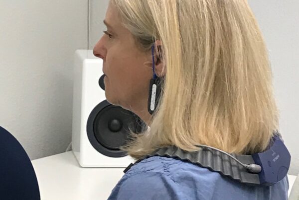 Real ear measurement tool on ear